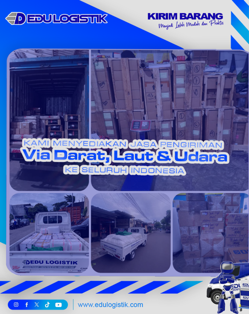 Proses Loading Unloading di Gudang Edu Logistik