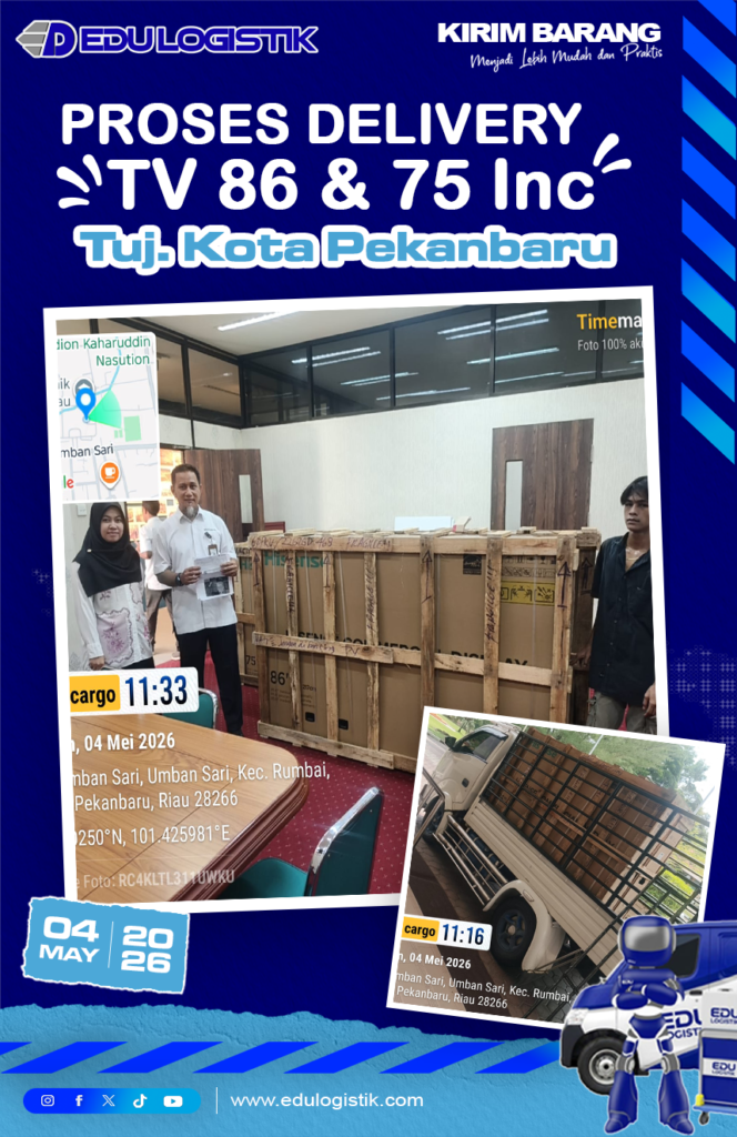 Pengiriman TV 86 & 75 INc – Tuj. Kota Pekanbaru