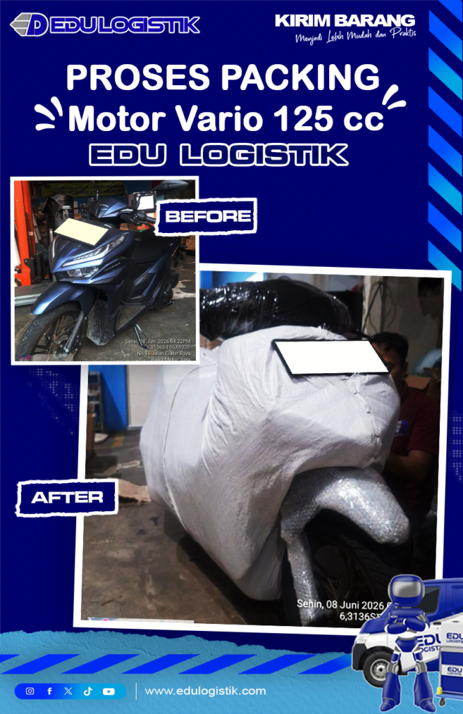 Proses packing motor Vario 125 cc