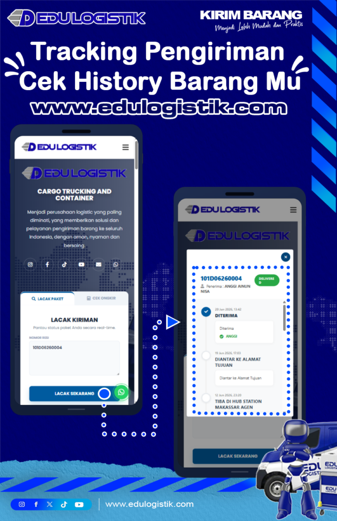 Makin Praktis! Pantau Posisi Paket Anda Secara Real-Time dengan Fitur Tracking Edu Logistik