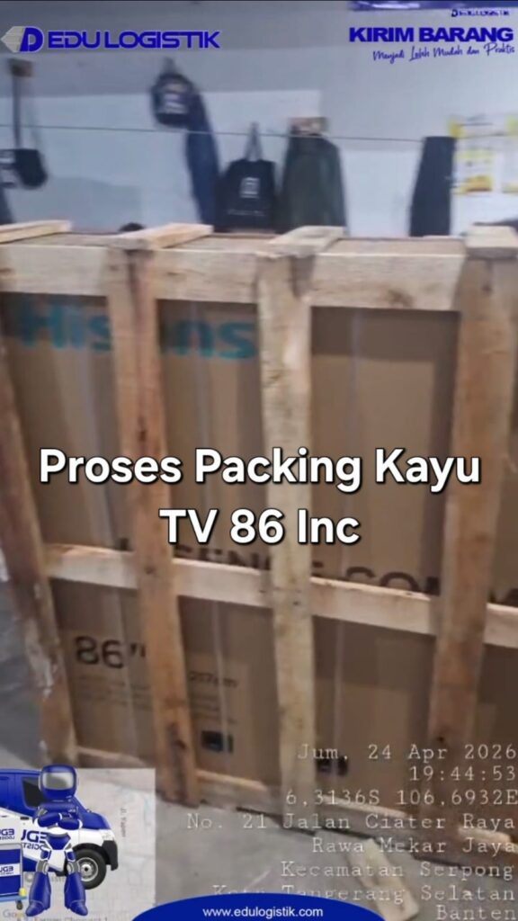 Proses packing TV 86 Inc