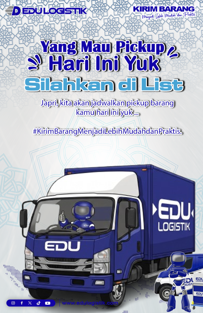 🚛 JADWAL PICKUP HARI INI SUDAH DIBUKA! 📦
