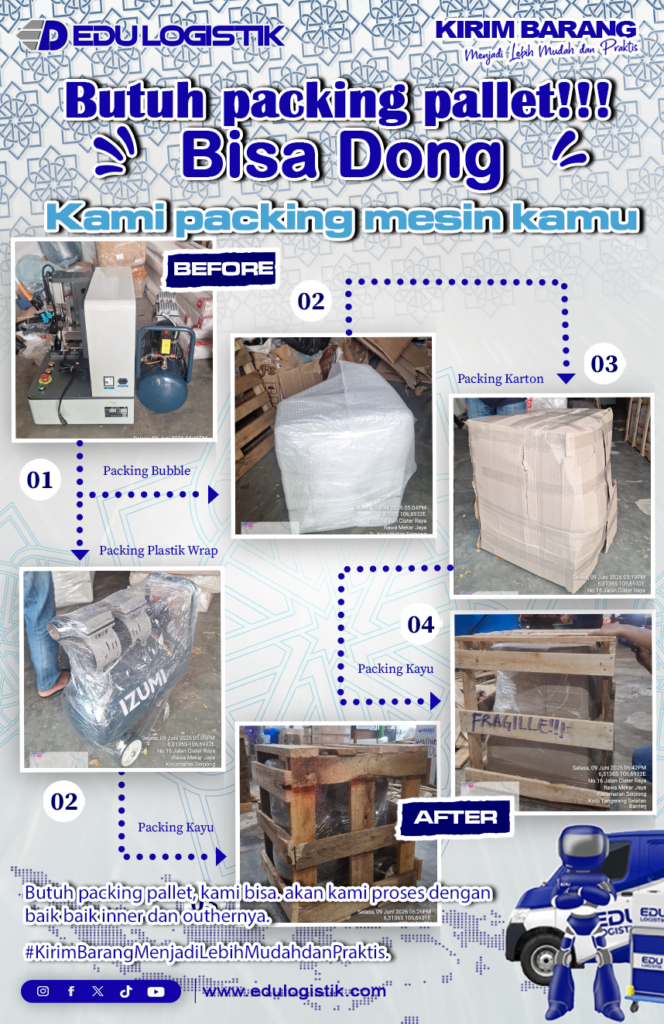 ⚙️📦 BUTUH PACKING PALLET UNTUK MESIN? BISA DONG!