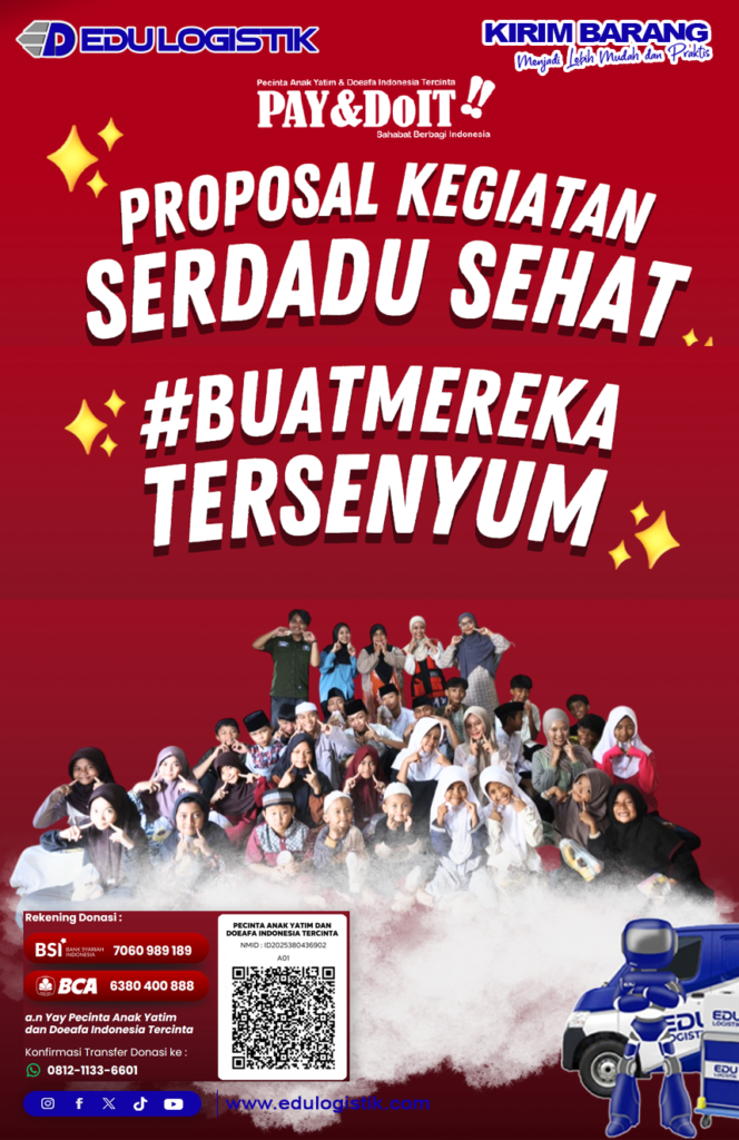 Dukung Tumbuh Kembang Generasi Penerus, Edu Logistik Sambut Kolaborasi Program CSR “Serdadu Sehat”